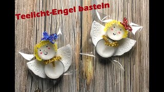 Einen Engel aus Teelichtern basteln [upl. by Raffo283]