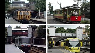 Heaton Park Station Manchester 1991  2012 Contrasts [upl. by Lilah]