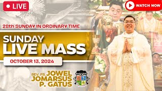 SUNDAY FILIPINO LIVE MASS TODAY II OCTOBER 13 2024 II FR JOWEL JOMARSUS GATUS [upl. by Eissed39]