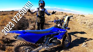 2023 YZ250X First Ride And Impressions [upl. by Lasky434]