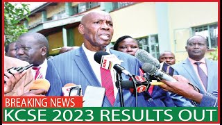 KCSE 2023 RESULTS TO BE RELEASED TOMORROW BY CS EZEKIEL MACHOGU [upl. by Hplodur]