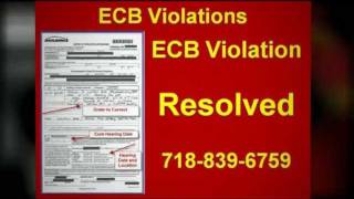 ECB Violations  Help Right Now for Your ECB Violation and ECB Violations [upl. by Iana]