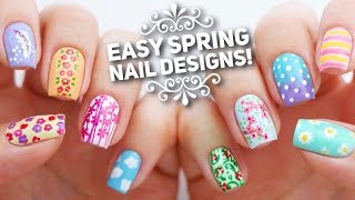 10 Easy Nail Art Designs for Spring  The Ultimate Guide [upl. by Enetsirk607]