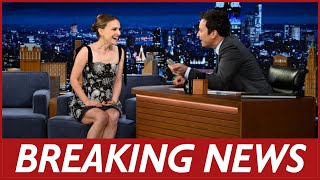 Natalie Portman Wore Oscar de la Renta On The Tonight Show Starring Jimmy Fallon [upl. by Haiel963]