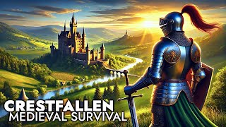 NEW Medieval Crafting Survival  Crestfallen Medieval Survival Gameplay [upl. by Peri]