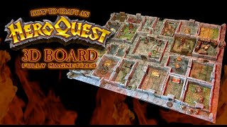 HEROQUEST 3D BOARD Fully Magnetized [upl. by Dietrich]