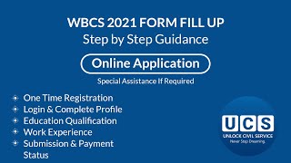 WBCS 2021 FORM FILL UP  STEP BY STEP [upl. by Gerge680]