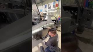 handmademetalcraft working his magic on a HQ holden lower quarter panel… [upl. by Niro]