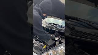 Autozone installing my battery for free [upl. by Odlawso]