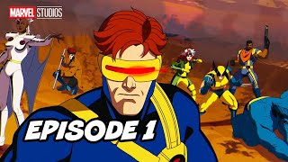 XMEN 97 Episode 1 Breakdown Marvel Easter Eggs and Ending Explained [upl. by Hodgkinson]