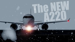 Infinite Flight GLOBAL A220 Short Film  Multiplayer Cinematic Timelapse Paris to Innsbruck [upl. by Raye969]