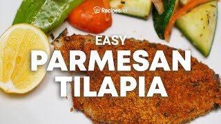 How to make EASY PARMESAN TILAPIA RECIPE  One of the Best Fish Recipes  Recipesnet [upl. by Niltiac219]