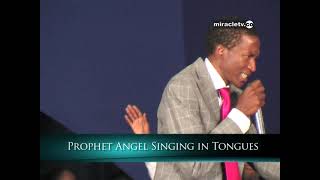 Prophet Uebert Angel Singing In Tongues [upl. by Gord]