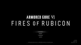 Armored Core VI Fires of Rubicon  Main Menu 1 Hour OST [upl. by Zetneuq369]