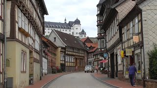 GERMANY old center of Stolberg SachsenAnhalt [upl. by Nylyahs]