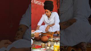 Aghori sadhwi ne haridwar me pooja path ki youtubeshorts chanchalnath katha aarti chandi [upl. by Nah71]