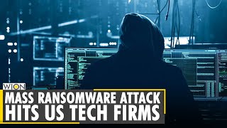 Ransomware attack hits at least 200 US companies  Russian revil group behind the attack World News [upl. by Ongun934]