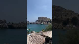 St Paul’s bay at Lindos Rhodos Greece 🇬🇷 [upl. by Ho]