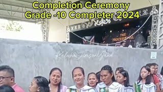 Completion Ceremony Grade  10 Manga National High School Tqgbilaran City [upl. by Gem]