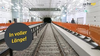 Führerstandsmitfahrt im Stadtbahntunnel in Karlsruhe mit bwegt [upl. by Dudley143]