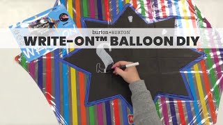 WriteOn™ Balloon DIY [upl. by Sonahpets]