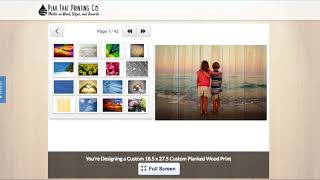 Create A Custom Wood Print in Minutes  Plak That Printing Co [upl. by Brittany]