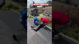 Ruferos corridos funnyvideos roofing construction humor shorts short [upl. by Adnema]