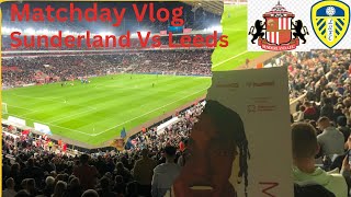 Matchday Vlog Last minute limbs as Sunderland salvage a point against Leeds [upl. by Iatnahs]