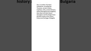 What is Culture of Bulgaria [upl. by Nerral616]