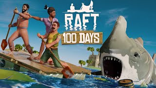 I Spent 100 Days in Raft Heres What Happened Full Playthrough [upl. by Aikkin]