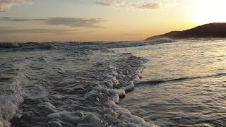 Sundown at Castelldefels Beach Barcelona  Spain [upl. by Ahsyekal]