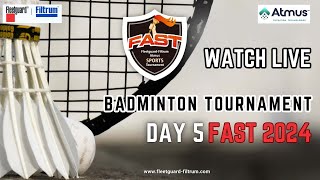 FLEETGUARDFILTRUM ATMUS SPORTS TOURNAMENT FAST 2024  BADMINTON  DAY 5 [upl. by Emmalynne]