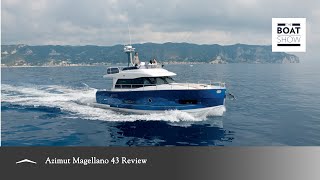 The Boat Show  AZIMUT MAGELLANO 43 Review [upl. by Anitnerolf]