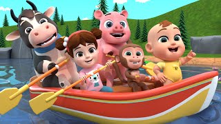 Row Row Row Your Boat  Toddler Songs amp Nursery Rhymes [upl. by Constantin]