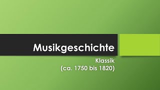 Musik in der Klassik [upl. by Zetnahs]