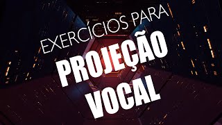 Exercícios Para Projeção Vocal canto tecnicavocal singinglessons [upl. by Nayllij792]