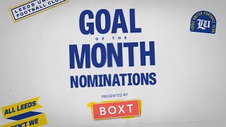 Leeds United Goal of the Month  October 2024 [upl. by Marchelle574]