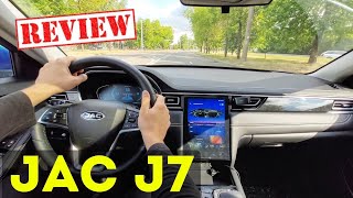 2022 JAC J7  POV review interior city driving [upl. by Charpentier687]