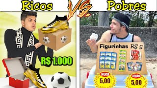 RICOS VS POBRES NA LOJINHA DE FUTEBOL 161 [upl. by Evannia175]