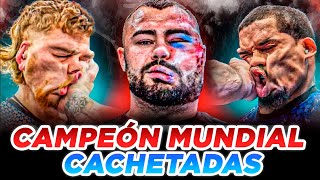 CAMPEONATO MUNDIAL DE CACHETADAS Así terminaron los competidores🤯🫲🏻 [upl. by Assirec444]