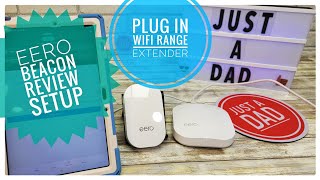 Amazon eero Beacon Mech WiFi Range Extender REVIEW amp HOW TO SETUP Very Easy [upl. by Ader]