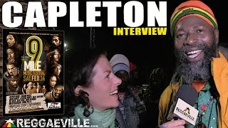 Interview with Capleton  9 Mile Music Festival in Miami FL February 14th 2015 [upl. by Tewell337]