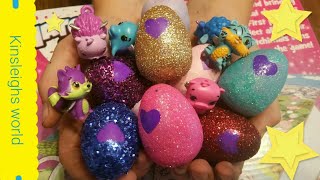 Hatchimals Surprise6 Rare Hatchimals Colleggtibles Glitter Eggs FoundRare Hatchimals CollEGGtibles [upl. by Relyc763]