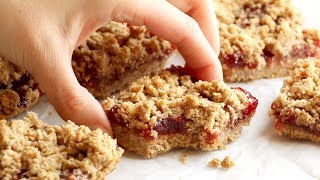 Strawberry Oat Crumble Bars [upl. by Ron]