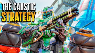 This Is THE CAUSTIC STRATEGY Apex Legends Gameplay [upl. by Goodspeed296]