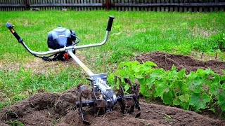 Tiller  brush cutter attachment Cultivator [upl. by Nyrroc957]