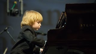 JS Bach Piano Concerto F Minor Part 1 Elisey Mysin 6 years [upl. by Alegre]