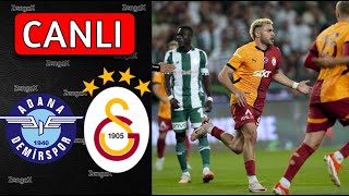 🔴GALATASARAY ADANA DEMİRSPOR MAÇI CANLI İZLE [upl. by Tnilk]