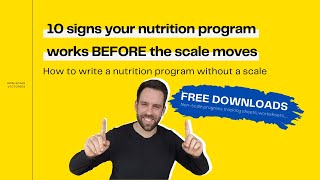 How To Write A Nutrition Program Without A Scale [upl. by Efinnej]