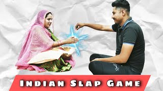 India slap game  Husband vs wife 😂  family fun [upl. by Ondine720]